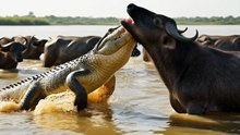 River Death Trap – Crocodile vs Buffalo