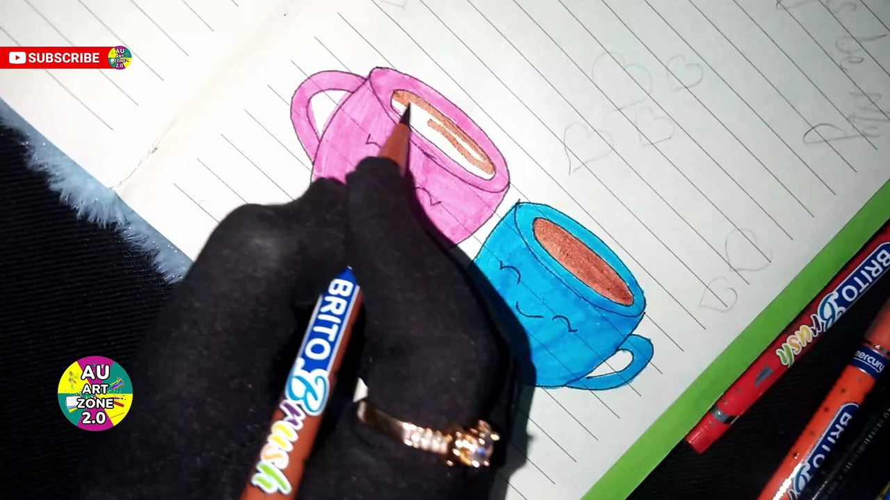 How to Valentines Day Drawing | Love Drawing Easy | Love Drawing | AU ART ZONE 2.0