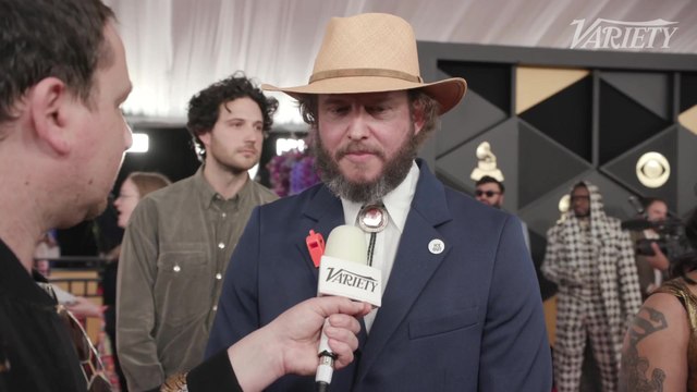 Bon Iver Full Interview at the Grammys