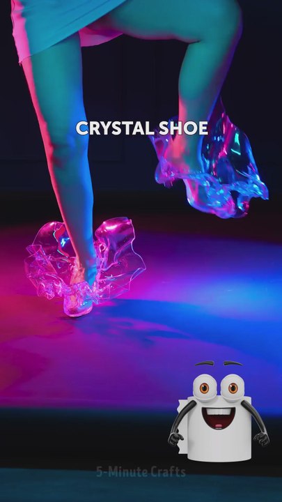See-through shoes made in reverse! 🔮👠 #diy #fashion
