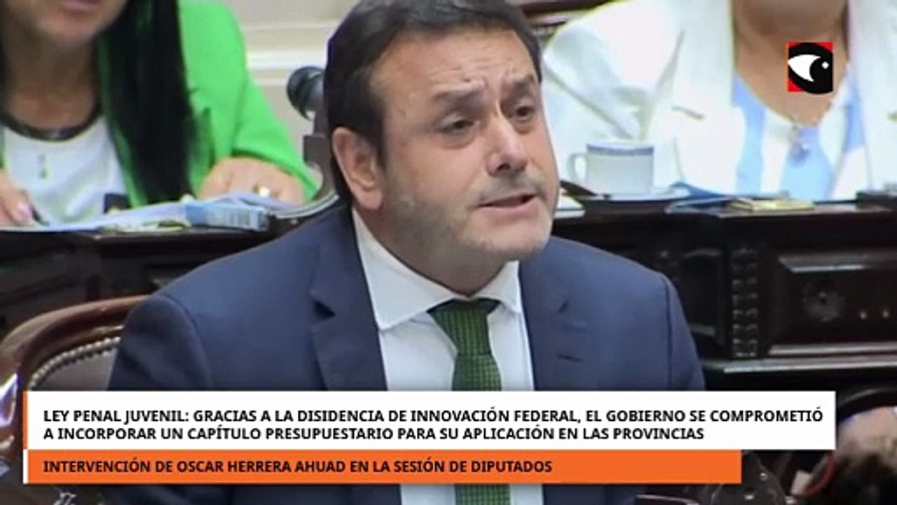 Ley Penal Juvenil: Gobierno sumará presupuesto provincial tras presión de Innovación Federal