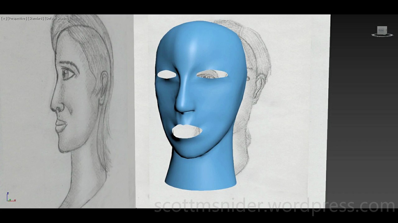 Treliving: 3DS MAX Practice Polygon Modeling Head Model Video #28 (02-12-2026)