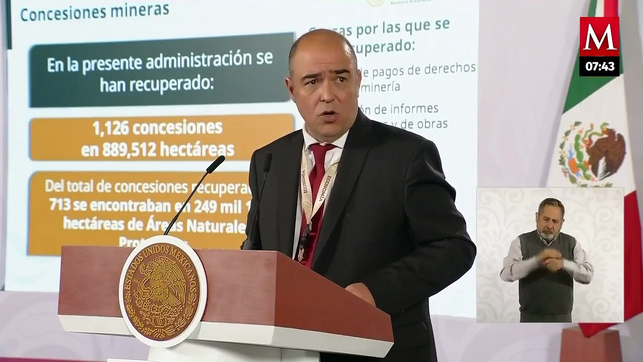 Recuperan mil 126 concesiones mineras en sexenio de Sheinbaum