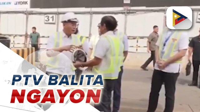 PBBM, ininspeksyon ang Shaw Boulevard Station ng ginagawang Metro Manila Subway Project