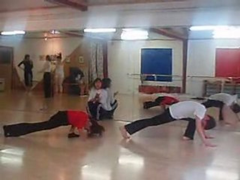 En repete pour "Lignes et courbes"25/05/08 Delphine Manac'h