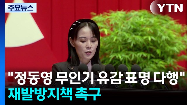 북 정동영 무인기 유감 표명 다행 ...재발방지책도 촉구 / YTN