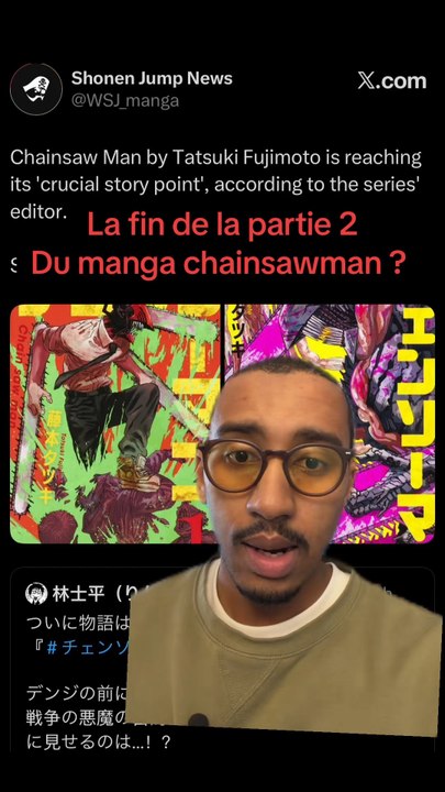 La fin de la partie 2 de chainsawman arrive !
