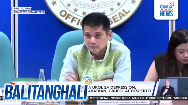 Pahayag ni Sen. Padilla ukol sa depression, pinalagan ng ilang kabataan, grupo, at eksperto | Balitanghali