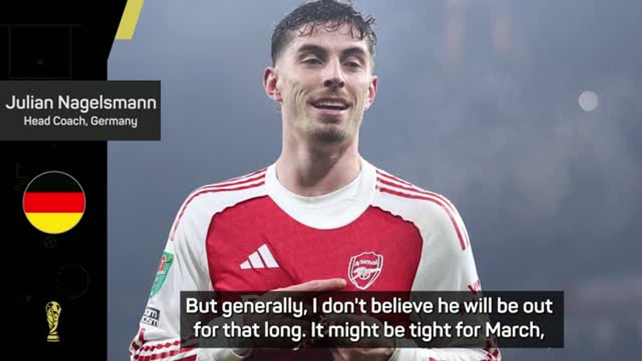 Germany coach Nalgemsann not concerned by Havertz injury setback