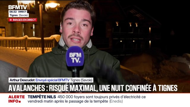 Tempête Nils: le confinement a pris fin dans la station de Tignes, la Savoie rétrogradée en vigilance orange avalanche