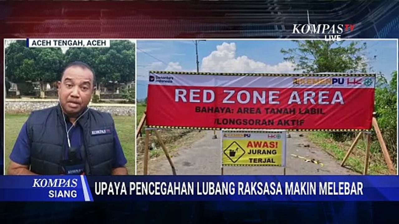 Terbaru! Kondisi Sinkhole di Aceh Tengah, Kemen PU Lakukan Ini Guna Cegah Lubang Meluas