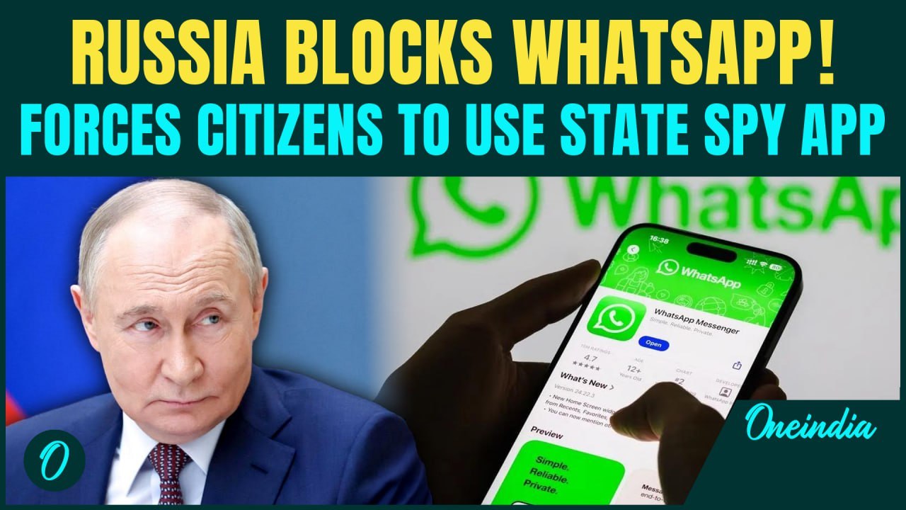 Putin BANS WhatsApp! 100 Million Users Forced Onto State Spy App| Threatens Meta to Comply