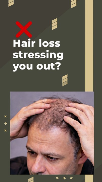 Hair loss doesn’t need surgery