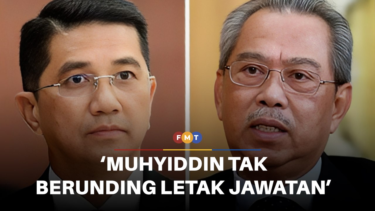 Muhyiddin tak berunding sebelum letak jawatan pengerusi PN, kata Azmin