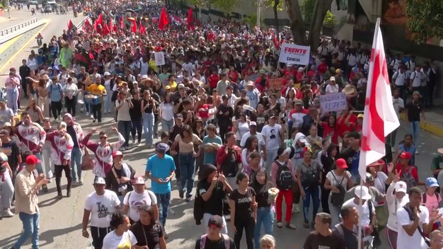 CAOS y MARCHAS en VENEZUELA con MENSAJE para ESTADOS UNIDOS y DONALD TRUMP