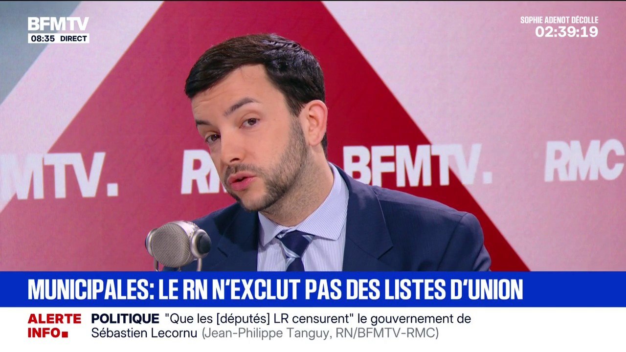 Municipales 2026: "On ne veut pas laisser des communes françaises dans les mains des Insoumis", déclare Jean-Philippe Tanguy, député RN de la Somme