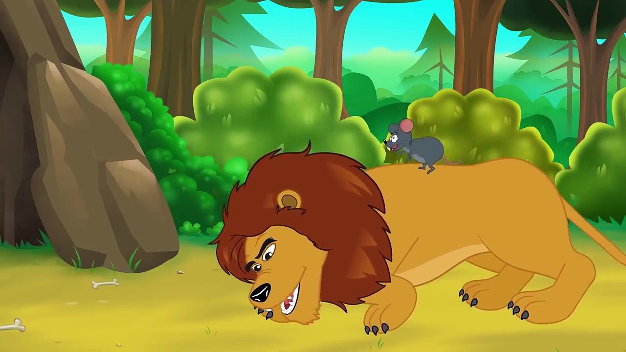 شیر اور چوہا _ The Lion And The Mouse _ Urdu Fairy Tales _ Urdu Cartoon