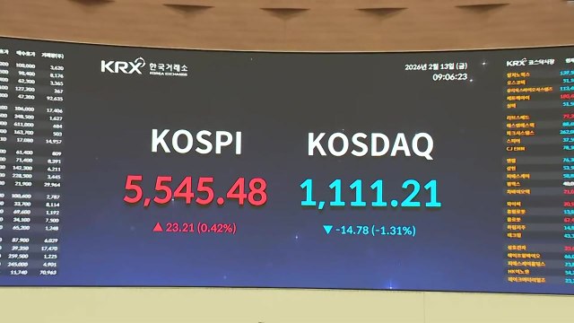 코스피 5,583 찍고 5,507 마감...'18만 전자' 신기록 / YTN