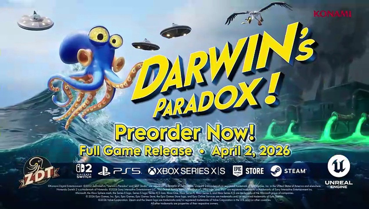 Darwin´s Paradox! ist ein spielbarer Animationsfilm bei dem ihr als Oktopus flüchten müsst