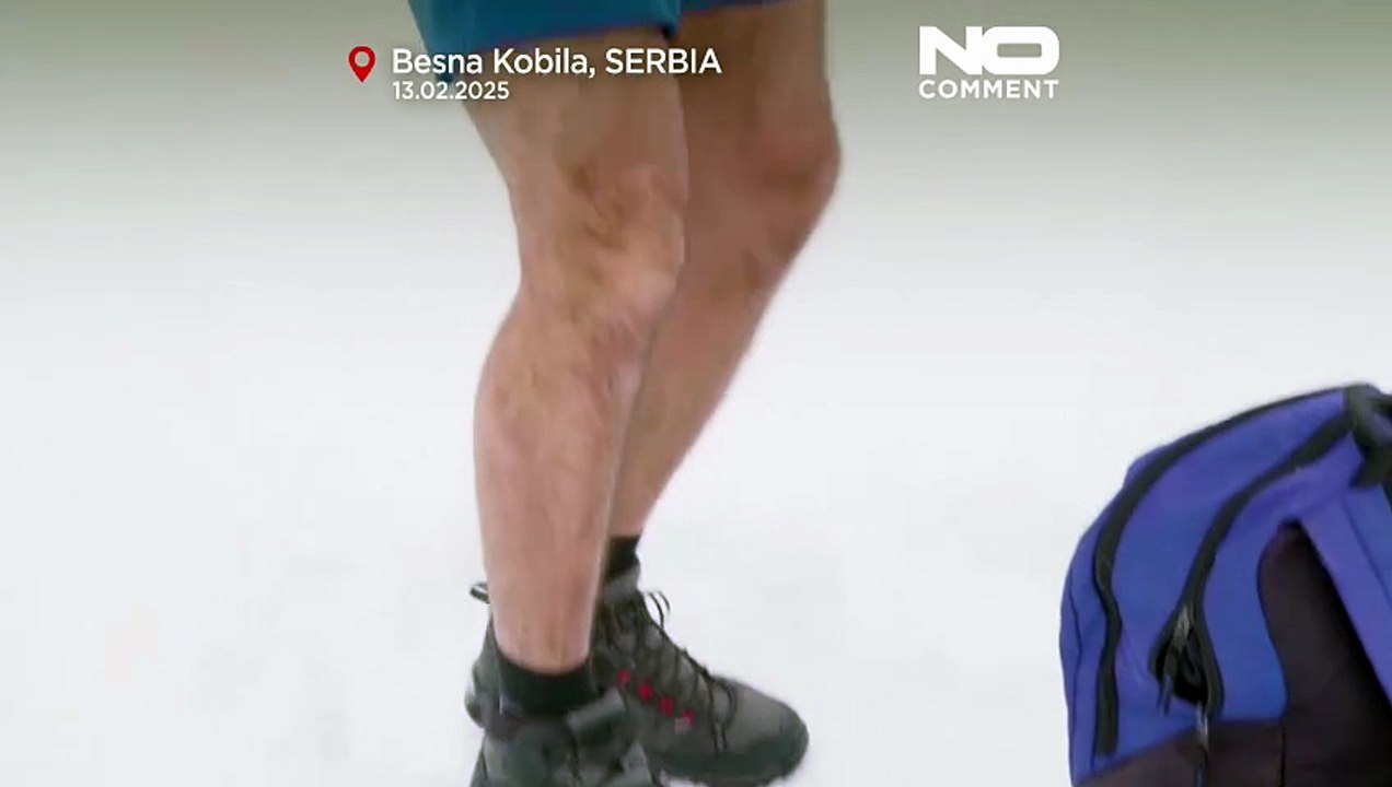 Serbian 'iceman' defies sub-zero extremes for mental reset