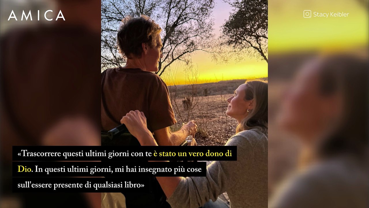 Da Katie Holmes a Stacy Keibler, le lacrime delle star per James Van Der Beek