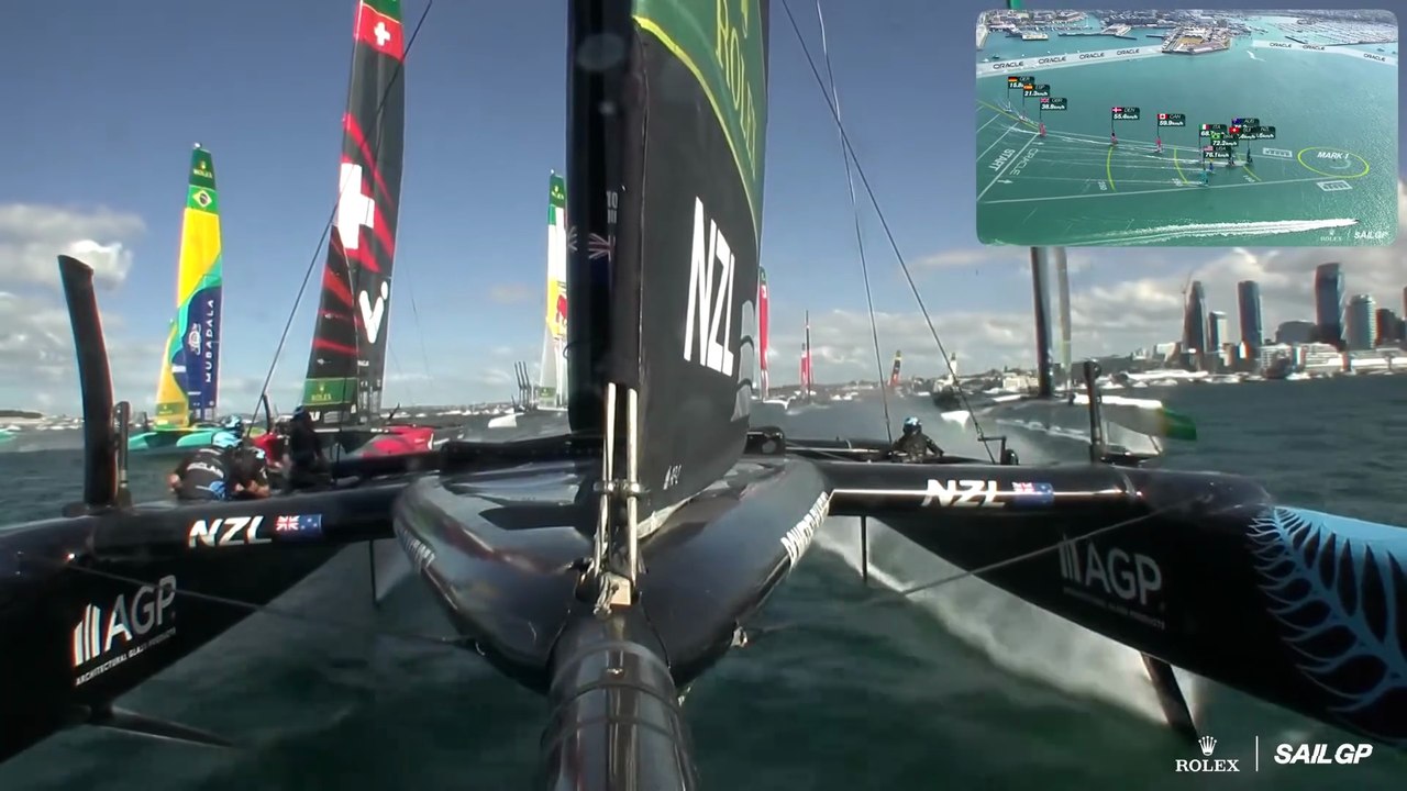 SailGP 2026 : La foule était en délire ! 🇳🇿 Victoire de la flotte Black Foils à la course en Nouvelle-Zélande  Vidéo complète  Auckland 2025