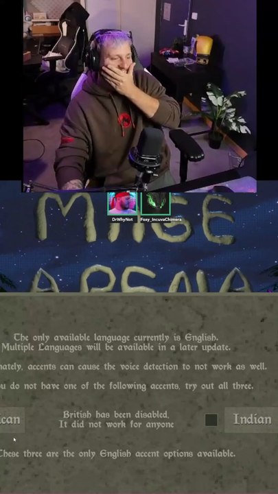 Le jeu m'oblige à faire des accents