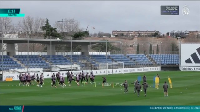 ENTRENAMIENTO COMPLETO del REAL MADRID previo al CHOQUE frente a la REAL SOCIEDAD | LA LIGA EASPORTS