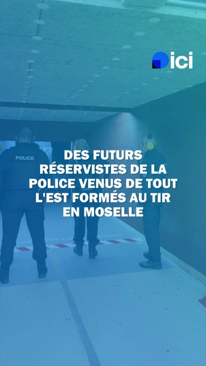 Les réservistes de la police formés au tir en Moselle