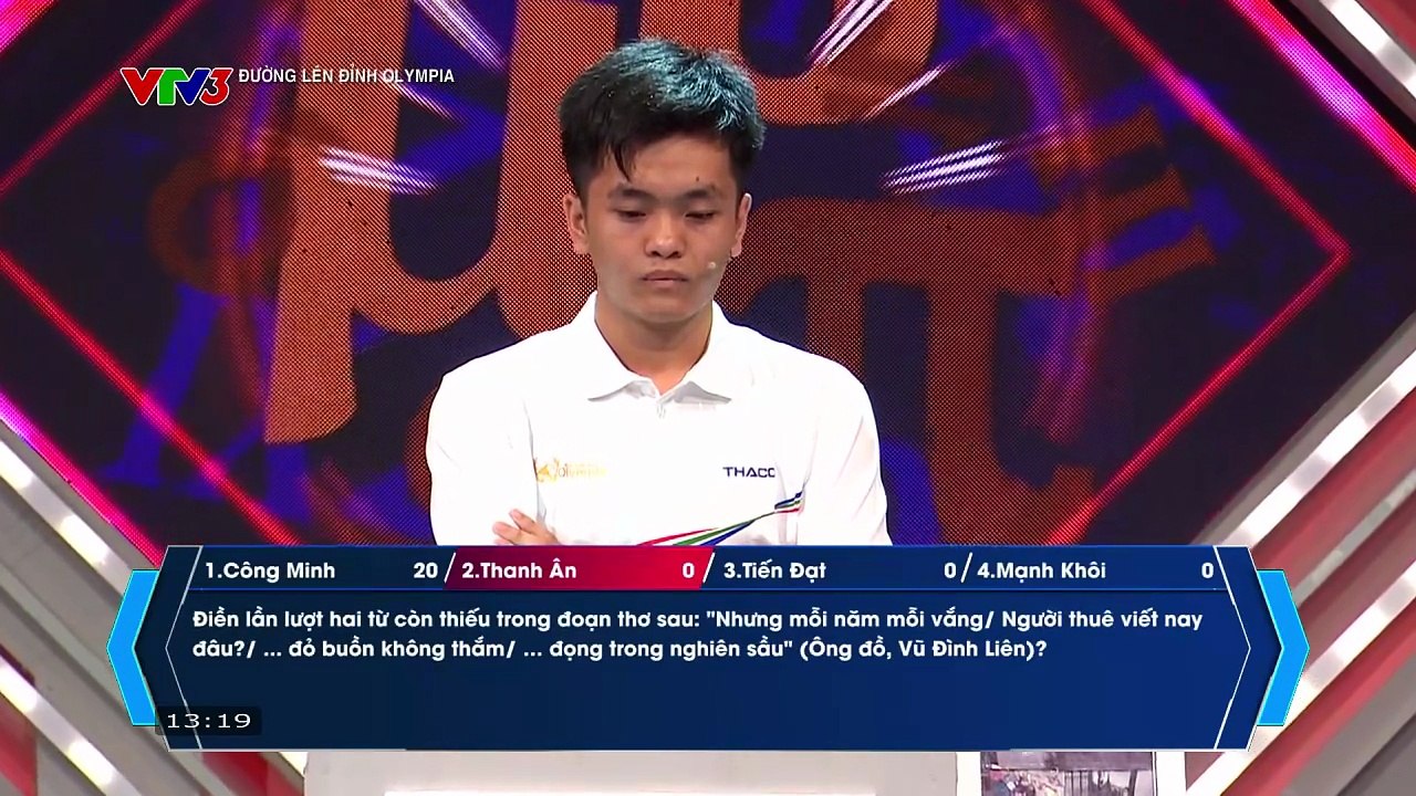 VTV3 - Đường lên đỉnh Olympia năm thứ 26 - Cuộc thi Tuần 3 - Tháng 1 - Quý 2 (15/02/2026, 28 Tết) [FULL]