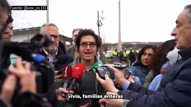 Figaredo en un acto de Vox el 12 de febrero contra la voladura de la Central Térmica de Cubillos del Sil