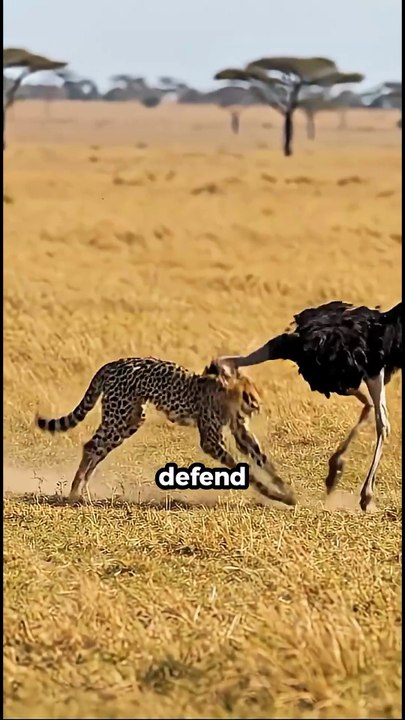 The Fastest Bird on Land Will Shock You 😳 #facts #shorts #viral