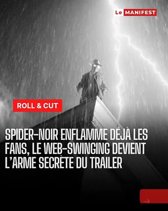 🚨🕸️ Spider-Noir fait déjà trembler la Spider-sphère : Le trailer lâche un détail visuel qui obsède les fans et relance la comparaison avec le MCU 👀🔥 Une signature noir, des swings vertigineux et un mystère stylé…