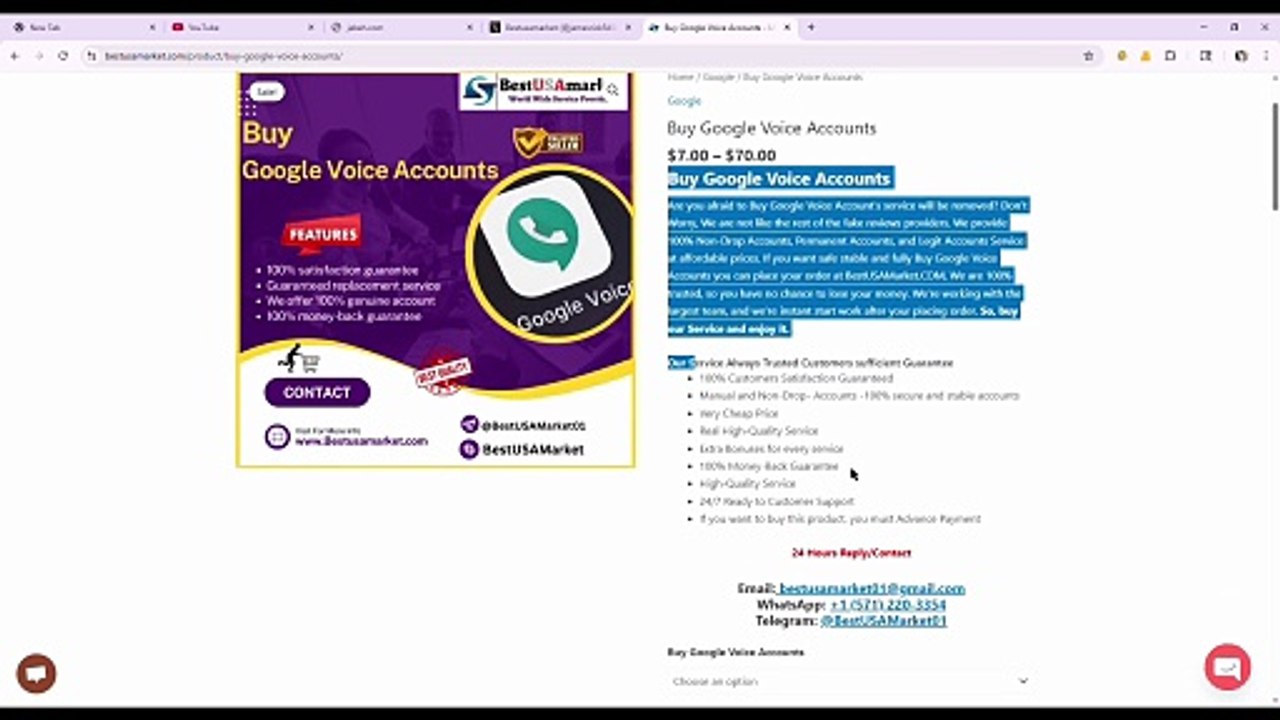 Buy Google Voice Accounts