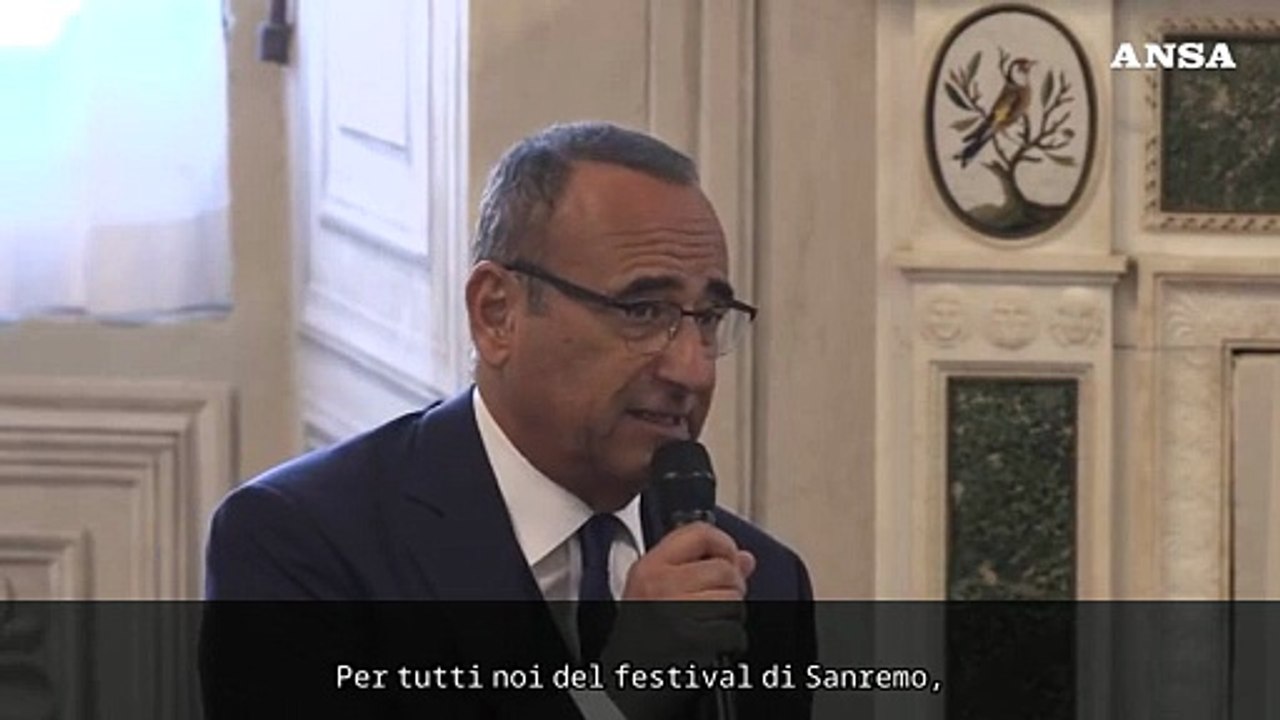 Conti al Quirinale: "Questa edizione e' dedicata a Pippo Baudo, primo anno senza di lui"
