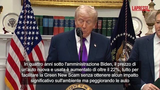 Trump cancella le norme sulle emissioni volute da Obama nel 2009: Tutto questo ? morto, finito
