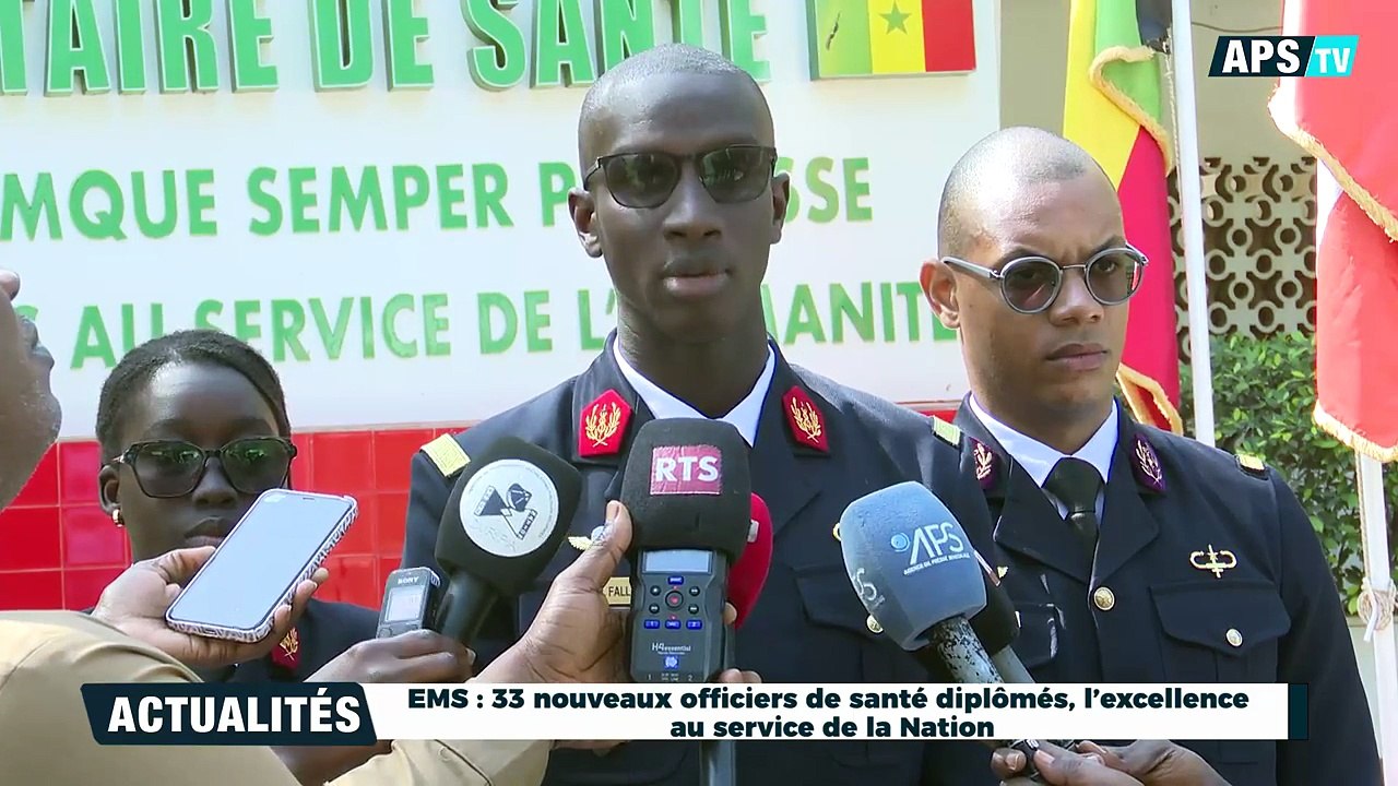 EMS _ 33 nouveaux officiers de santé diplômés, l’excellence au service de la Nation