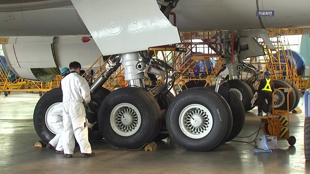 대한항공 여객기 바퀴 사고...인천공항 활주로 2시간 반 폐쇄 / YTN