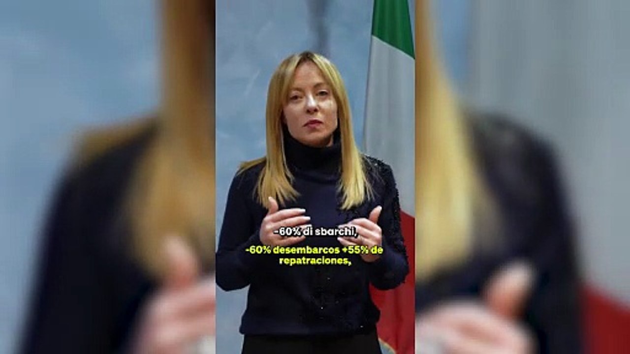 Giorgia Meloni publicó un video para aplaudir la aprobación del bloqueo naval ya que cumplía así “uno de los compromisos de su programa de gobierno”