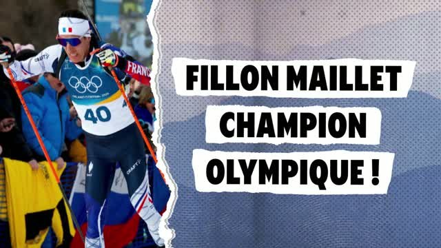 Biathlon - Fillon Maillet champion olympique du sprint !