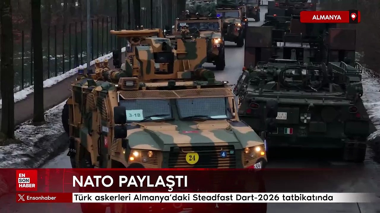 NATO paylaştı: Türk askerleri, Almanya’daki Steadfast Dart-2026 tatbikatında