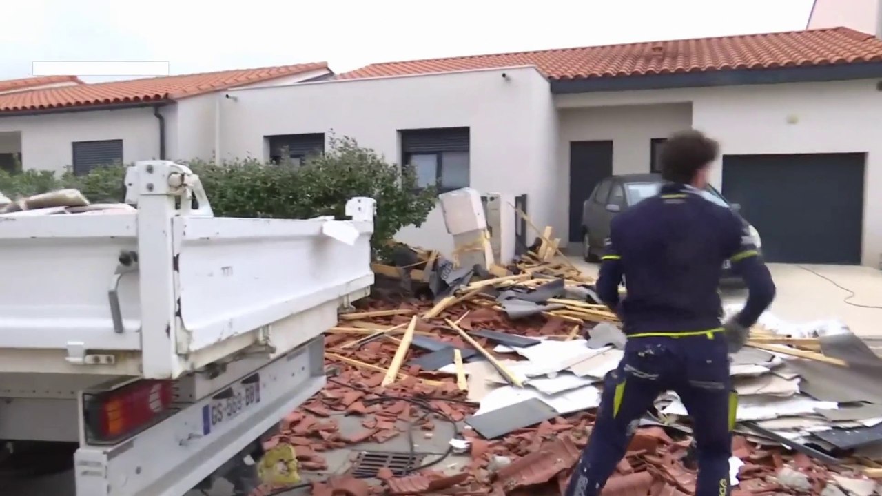 Les lourds dégâts de la tempête Nils ces dernières heures en France