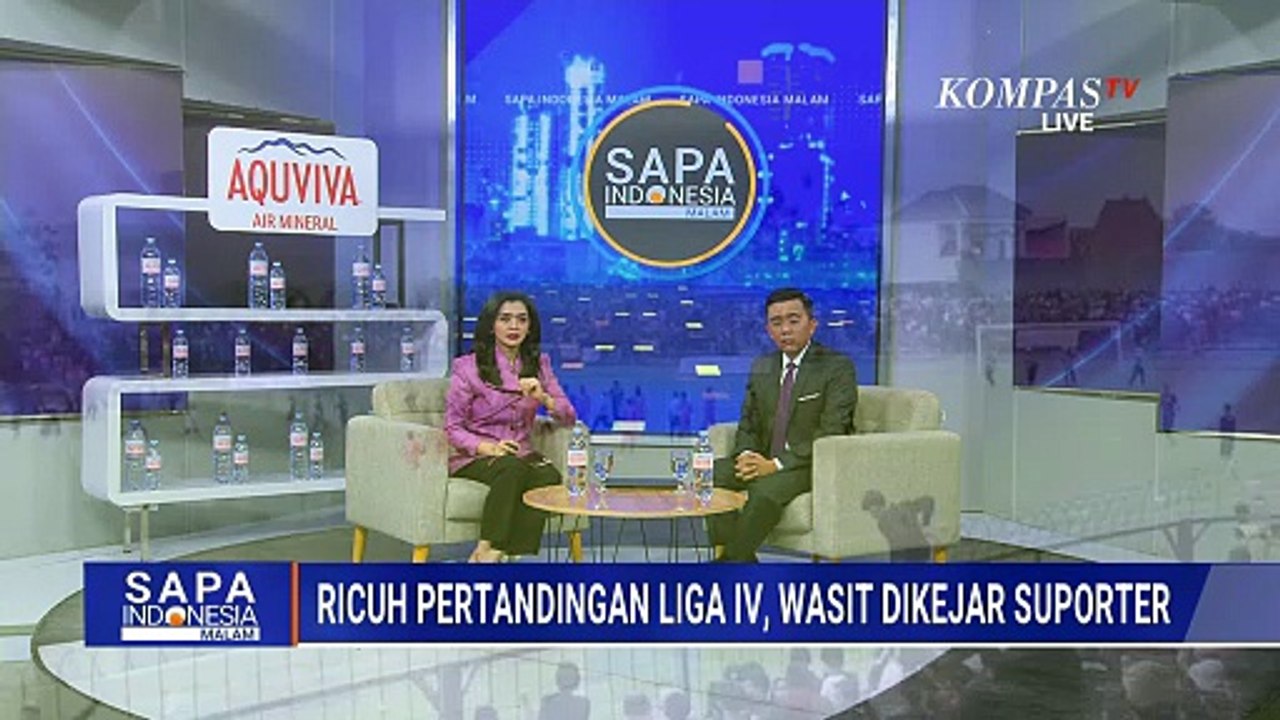 Aksi Wasit Dikejar Supporter di Pertandingan Liga IV di Rembang | SAPA MALAM