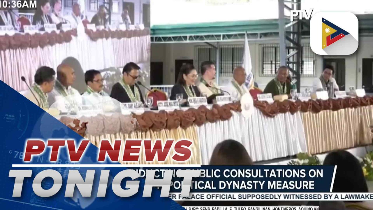 Senate of the Philippines conducting public consultations on proposed anti-political dynasty measure