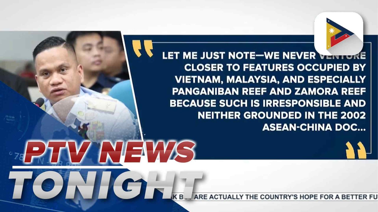 Commodore Tarriela countered Sen. Cayetano’s statement that Philippine ships and aircraft are avoiding features occupied by Malaysia and Vietnam