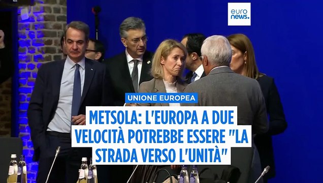 Metsola a Euronews: L'Europa a due velocità potrebbe essere un percorso verso l'unità