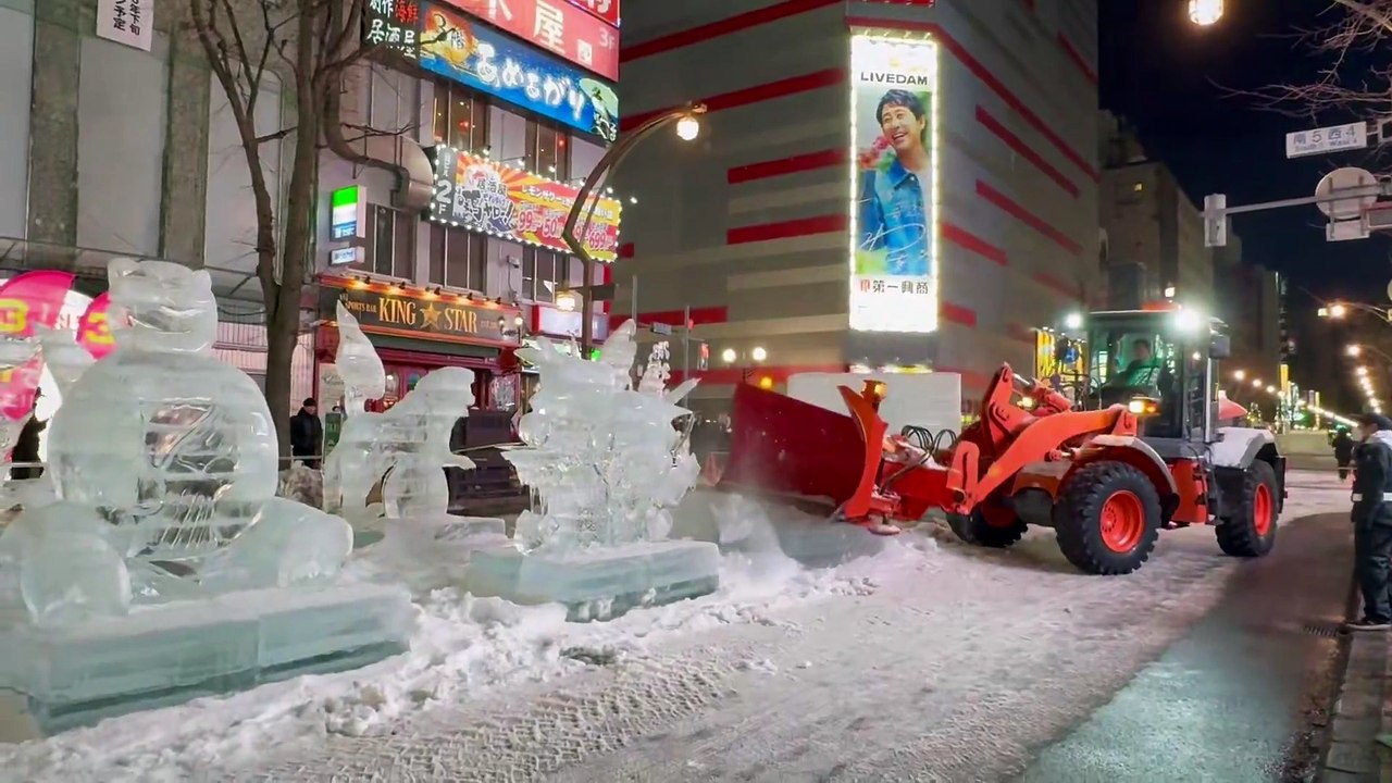 Sapporo Snow Festival - The End !