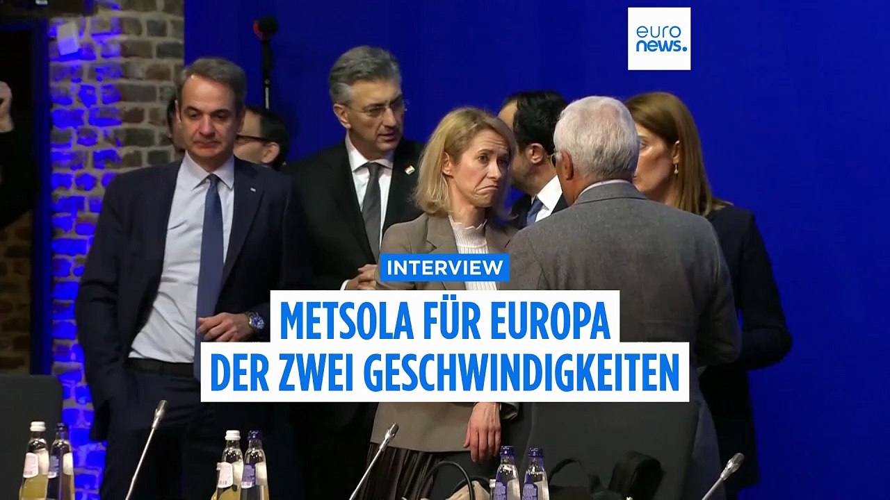 Zwei Geschwindigkeiten, ein Ziel: Metsola verteidigt neues EU-Tempo