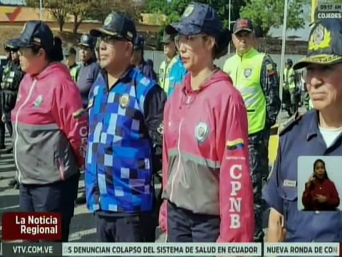 Más de 6 mil funcionarios del edo. Cojedes desplegados para garantizar la seguridad en los Carnavales 2026