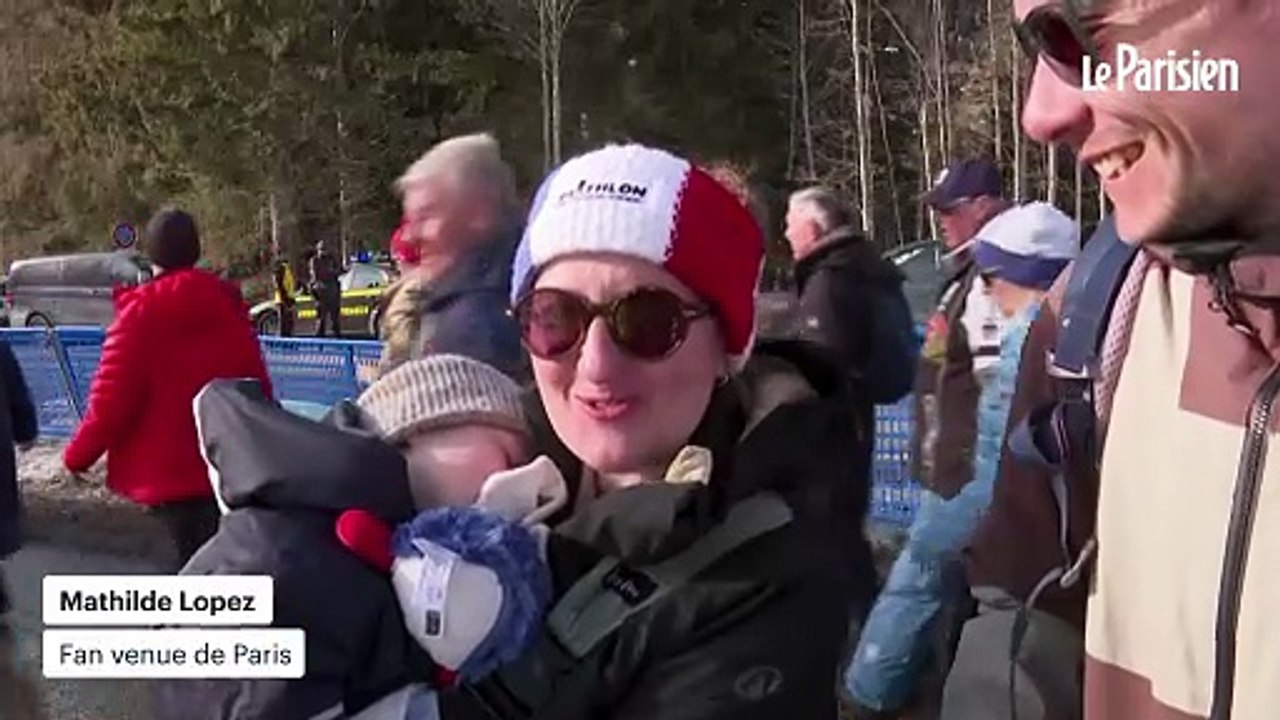 JO d'hiver 2026 : la joie des supporters français après l'or de Fillon Maillet